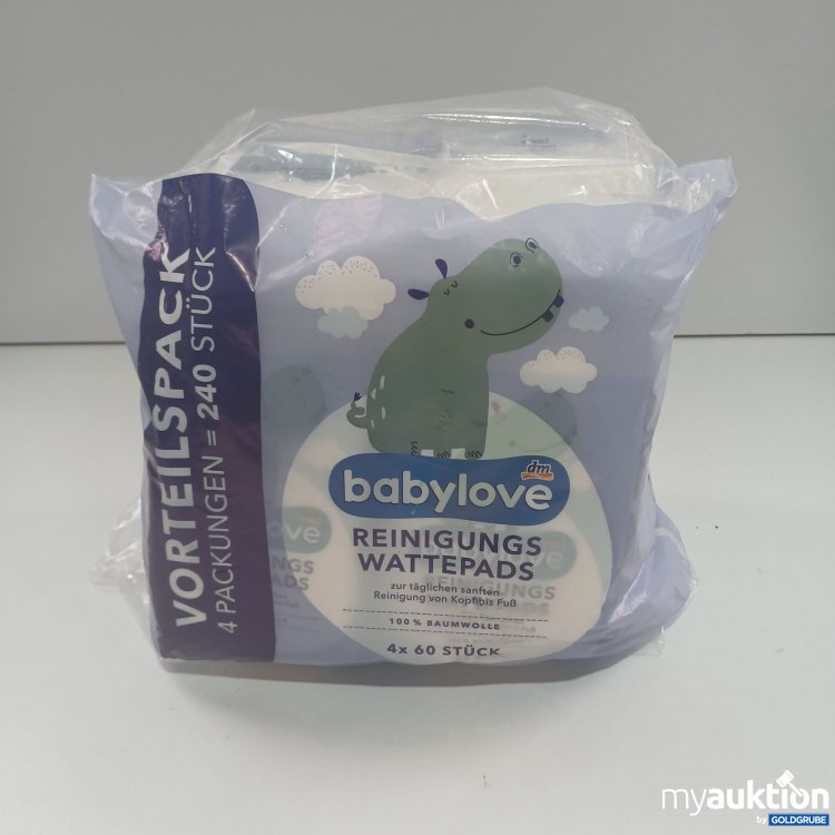 Artikel Nr. 848689 Artikel Nr. 848689: Babylove Reinigungs Wattepads 4x60 Stück
