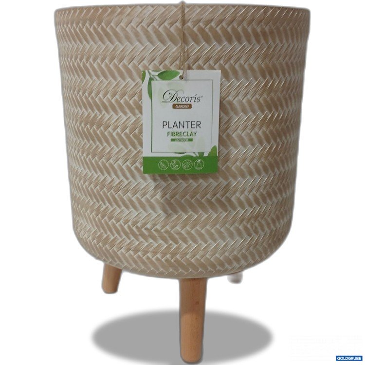Artikel Nr. 929689: Decoris Garden Planter Fibreclay, ca 41cm hoch, ca 30cm Durchmesser 
