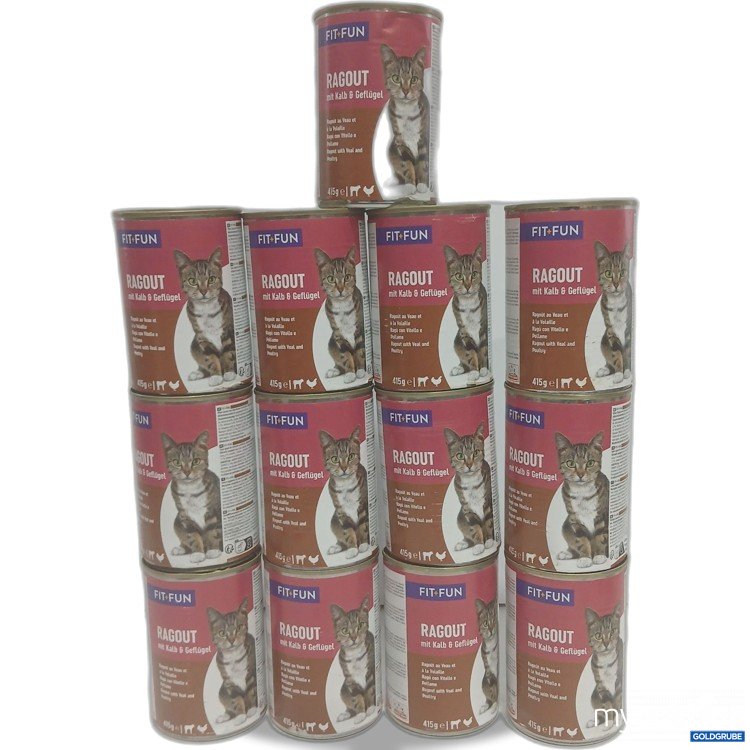 Artikel Nr. 460690: Fit+Fun Katzenfutter Ragout Kalb&Geflügel 13x415g