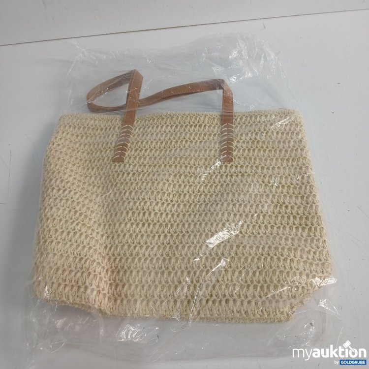 Artikel Nr. 477690: Tasche geflochten mit Henkel ca. 35x40cm