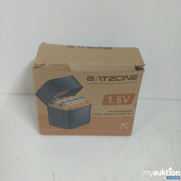 Artikel Nr. 875690 Artikel Nr. 875690: Batzone 1.5V AA Rechargeable Lithium Battery Charger Set