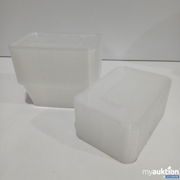 Artikel Nr. 894690: Plastik-Frischhaltebehälter mit Deckeln ca 17x12x7cm, 25Stk.