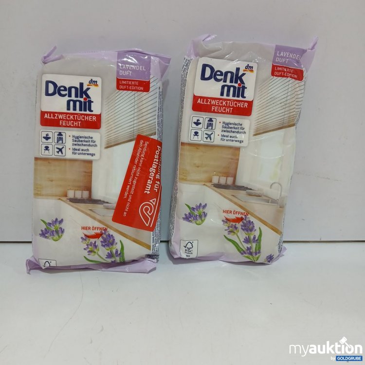 Artikel Nr. 953690: Denkmit Allzwecktücher Feucht Lavendelduft 2x je50 tücher