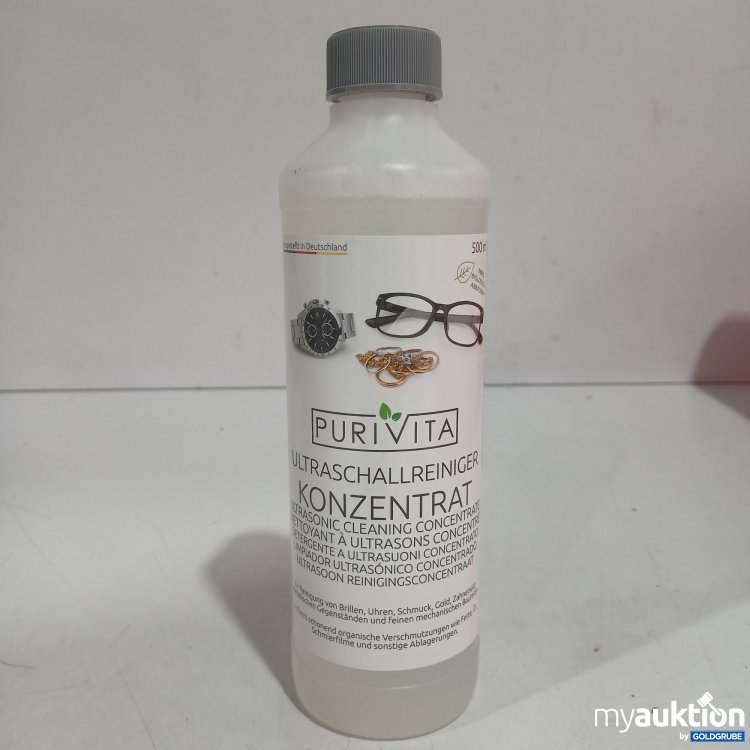 Artikel Nr. 956690: Purivita Ultraschallreiniger Konzentrat 500ml