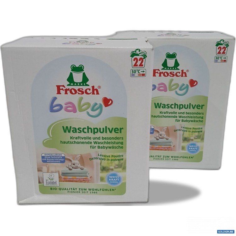 Artikel Nr. 957690: Frosch Baby Waschpulver 2x 1.452kg 