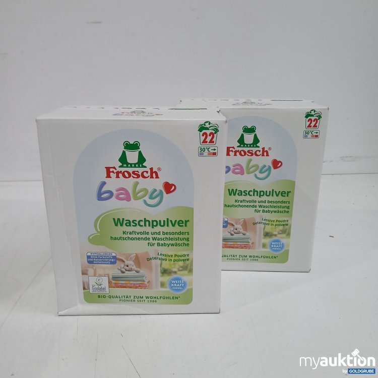 Artikel Nr. 957690: Frosch Baby Waschpulver 2x 1.452kg 