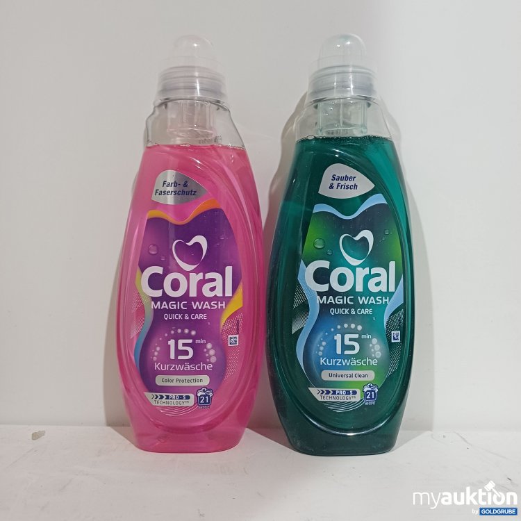 Artikel Nr. 985690: Coral Magic Wash, diverse Waschmittel, 2x840ml