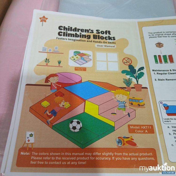 Artikel Nr. 444691: Children's Soft climbing Blocks HXT11 