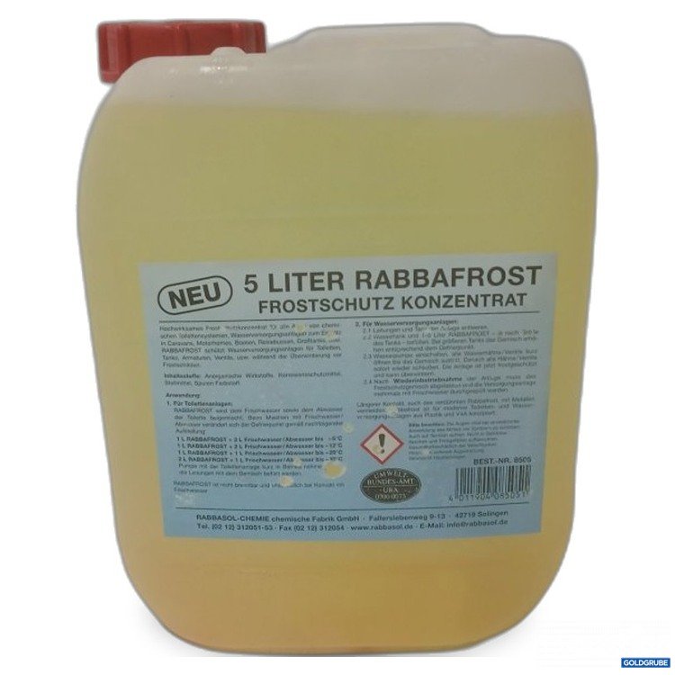 Artikel Nr. 471691 Artikel Nr. 471691: Rabbasol-Chemie Rabbafrost Frostschutz Konzentrat 5L