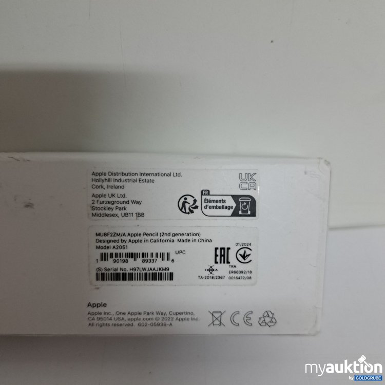 Artikel Nr. 817691 Artikel Nr. 817691: Apple Pencil MUBF22M/A
