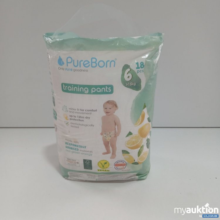 Artikel Nr. 848691 Artikel Nr. 848691: PureBorn Training Pants 6>15kg 18 Stück