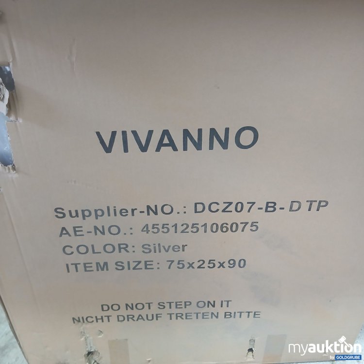 Artikel Nr. 857691: Vivanno Pflanzkübel Silver 75x25x90cm 455125106075
