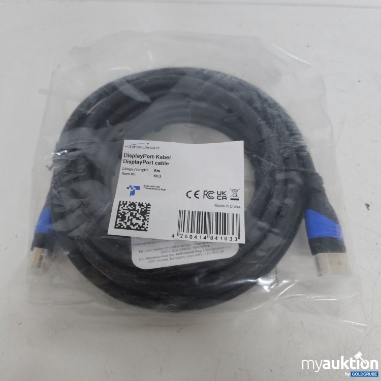 Artikel Nr. 398692 Artikel Nr. 398692: KabelDirekt DisplayPort-Kabel 5m