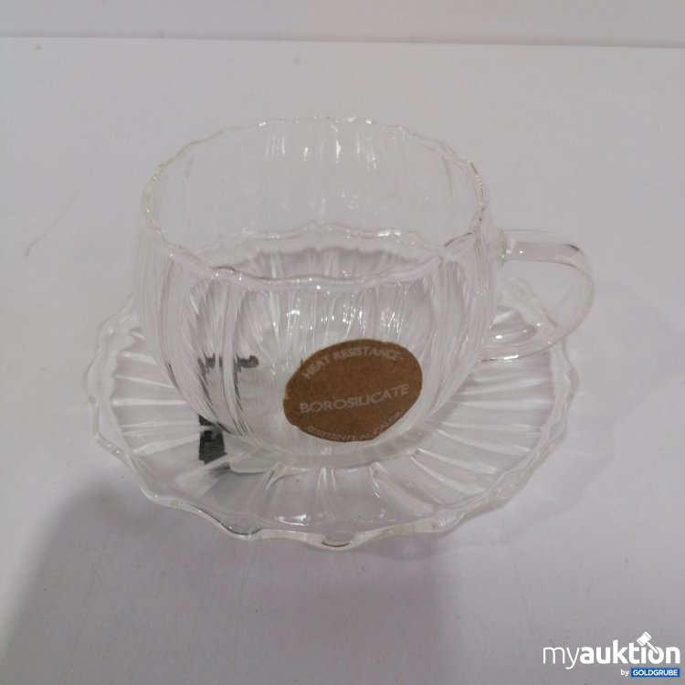Artikel Nr. 442692: Zara Home Glastasse 6.5x5.5cm mit Untertasse 11cm