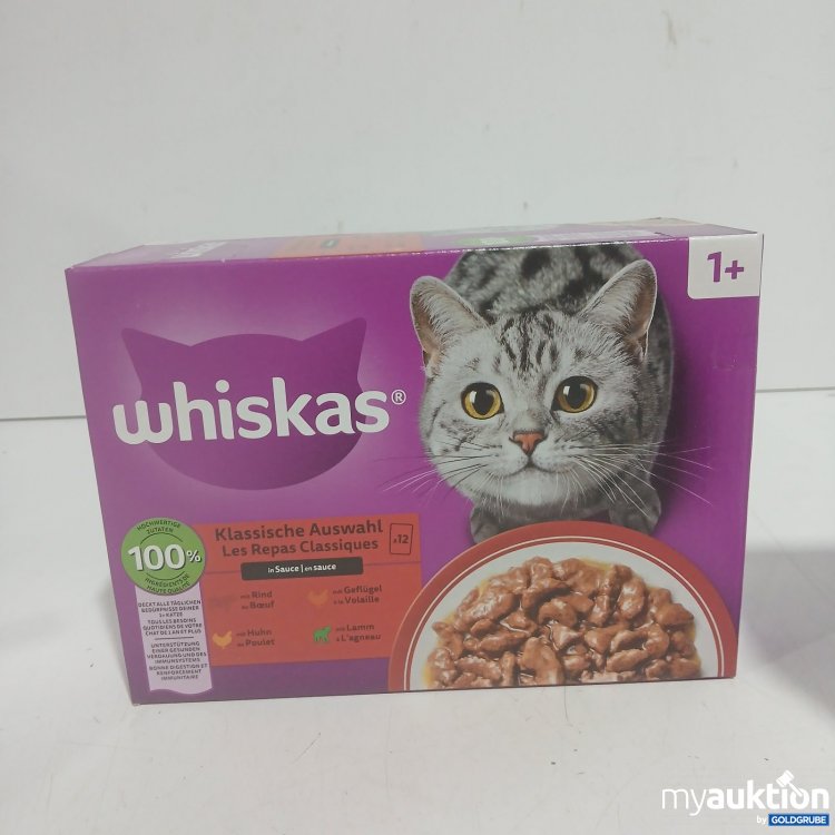 Artikel Nr. 465692: Whiskas Katzenfutter 1+ Klassische Auswahl 12x85g