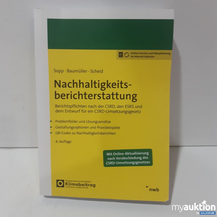 Artikel Nr. 849692 Artikel Nr. 849692: Nachhaltigkeitsberichterstattung