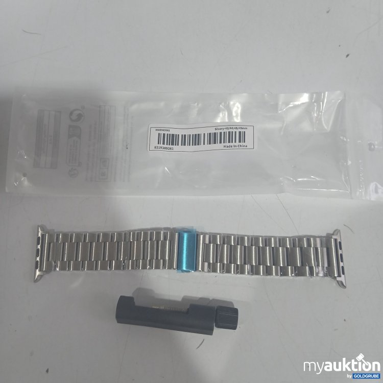 Artikel Nr. 854692: Uhrenband Silber 42/44/45/49mm 