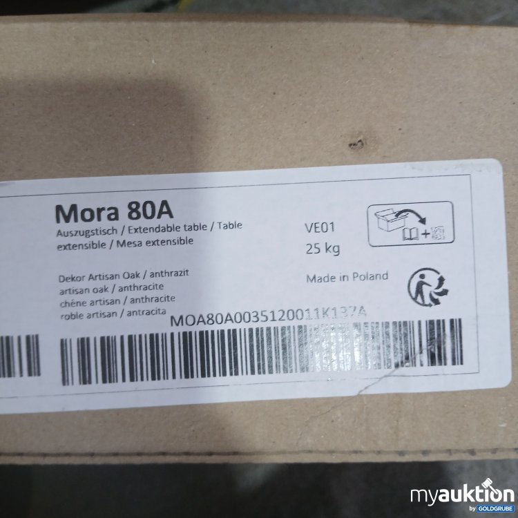 Artikel Nr. 857692: Mora 80A Auszugstisch B016407 