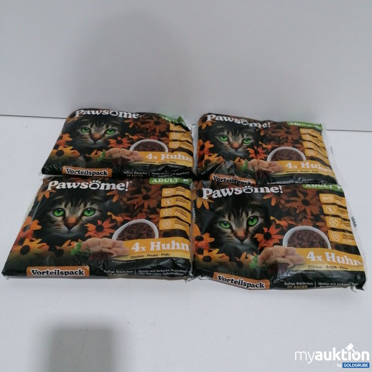 Artikel Nr. 859692: Pawsöme Katzenfutter 4x4x85g Huhn