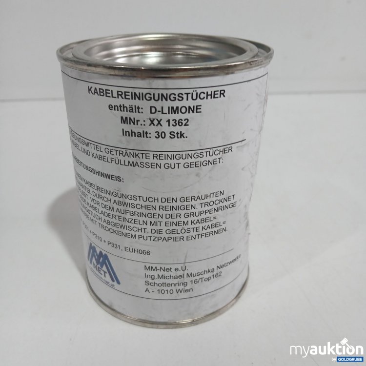 Artikel Nr. 872692 Artikel Nr. 872692: Net Kabelreinigungstücher 30Stk