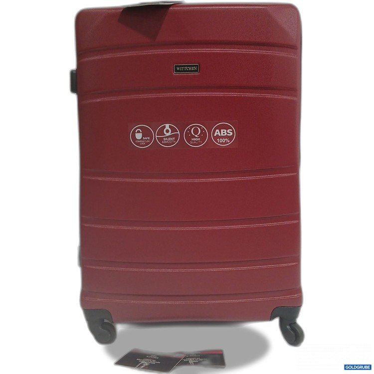 Artikel Nr. 890692: Wittchen Koffer dunkelrot ca. 70x50cm mit 2 Kofferanhänger 