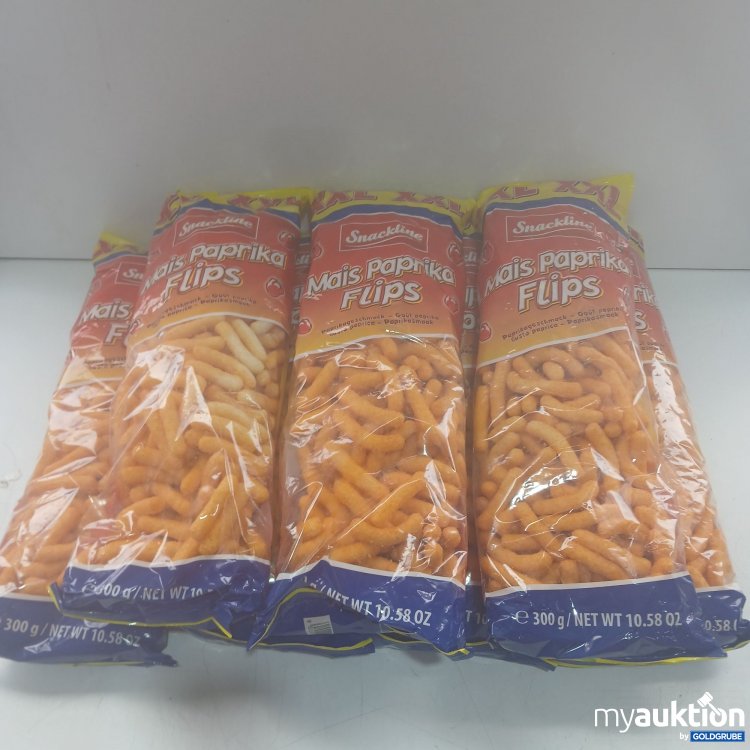 Artikel Nr. 939692: Snackline Mais Paprika Flips abgelaufen 7x300g