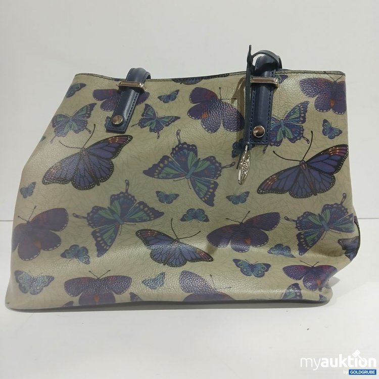 Artikel Nr. 963692: Handtasche mit Schmetterlingsmotiv ca. 34x25cm