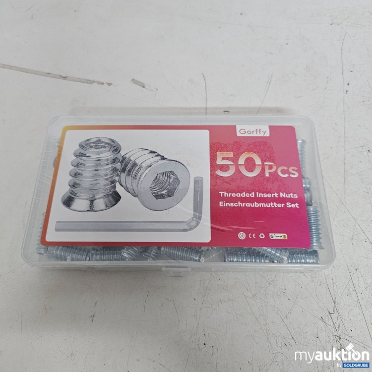 Artikel Nr. 398693 Artikel Nr. 398693: Gorffy 50Pcs. Einschraubmutter Set