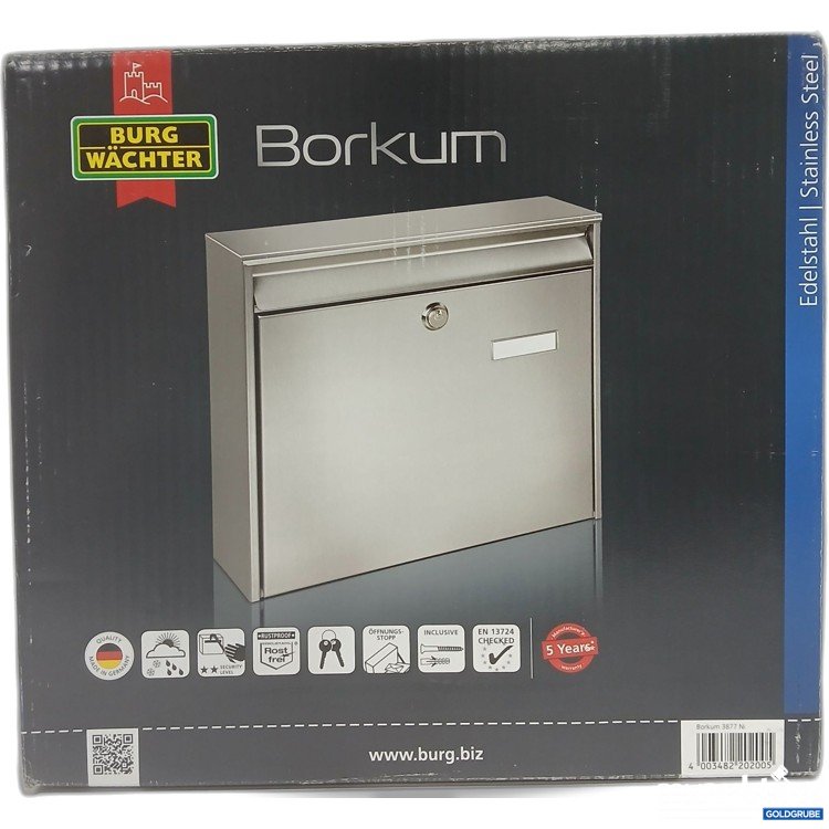 Artikel Nr. 441693: Burg Wächter Borkum Edelstahl Briefkasten 