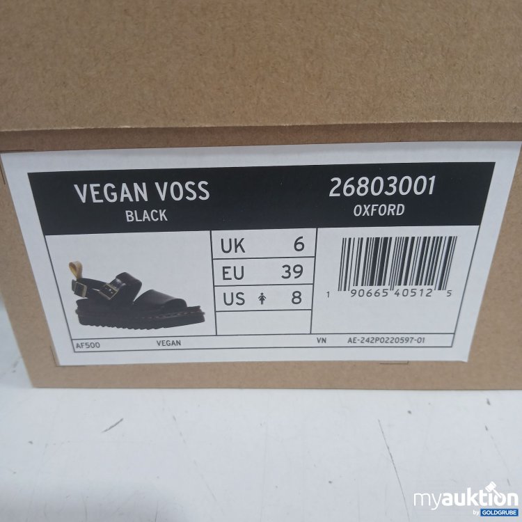 Artikel Nr. 444693 Artikel Nr. 444693: Dr. AirWair Martens Vegan Voss black Oxford