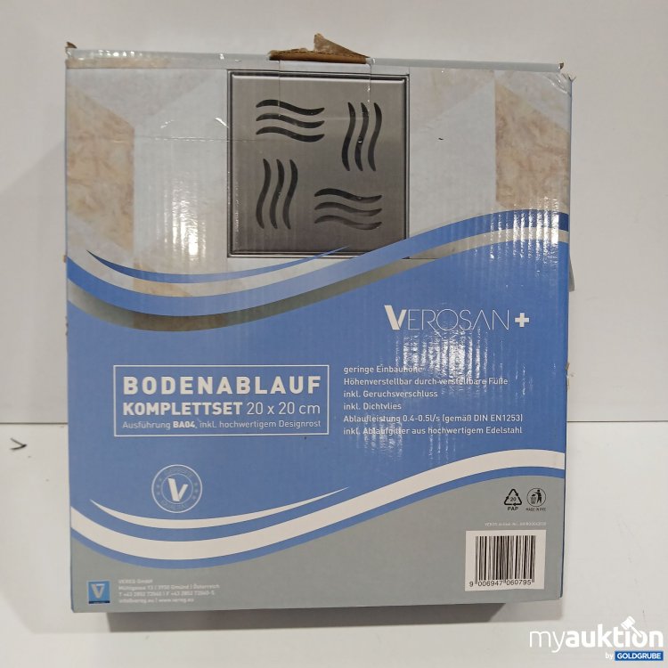 Artikel Nr. 866693: Versand Bodenablauf Komplettsett 20x20cm 