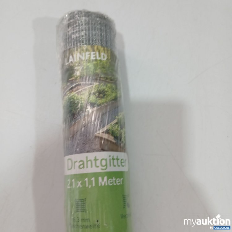 Artikel Nr. 954693: Lainfeld Drahtgitter 2.1 x 1.1m 63mm Maschenweite, verzinkt 0,55mm Drahtstärke 
