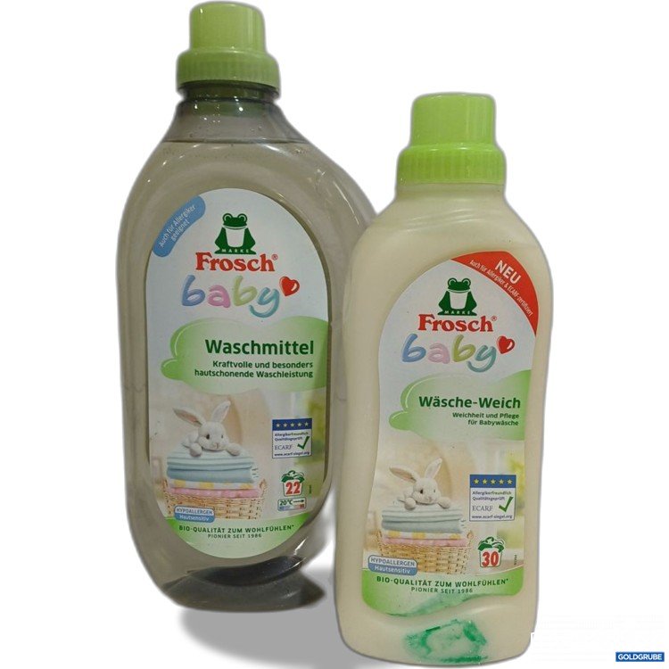 Artikel Nr. 960693: Frosch Baby Waschmittel  1,5L / Wäsche weich 750ml