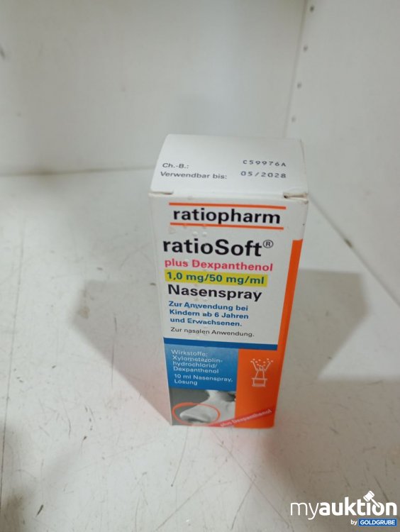 Artikel Nr. 980693: ratipharm ratioSoft plus Dexpanthenol Nasenspray 10 ml