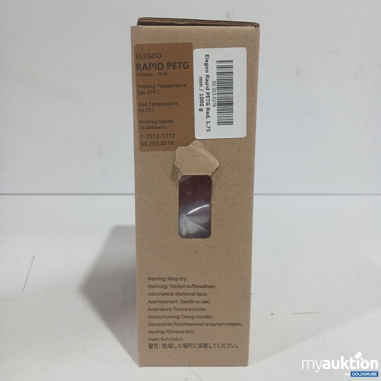 Artikel Nr. 998693 Artikel Nr. 998693: Elegoo 3D Printer Filament red 1,75mm 1kg