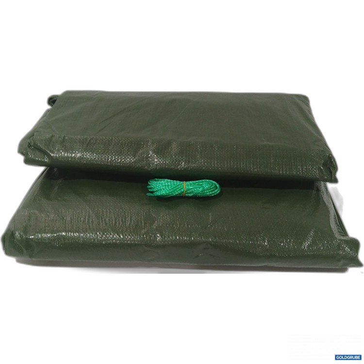 Artikel Nr. 443694: Grüne Abdeckplane für ein Zelt 