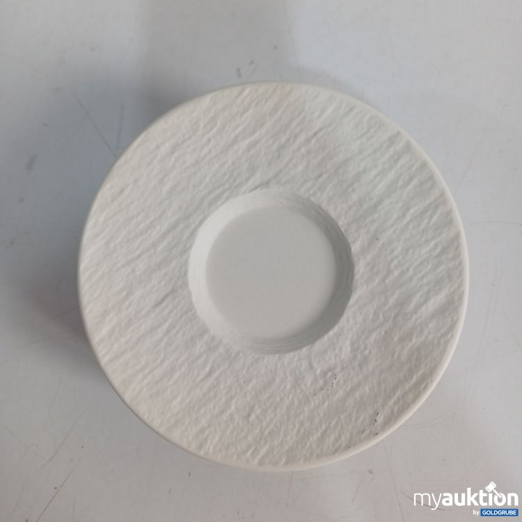 Artikel Nr. 446694 Artikel Nr. 446694: Villeroy & Boch Untertassen, weiß, mit strukturierter Oberfläche, 6Stk, Ø16cm