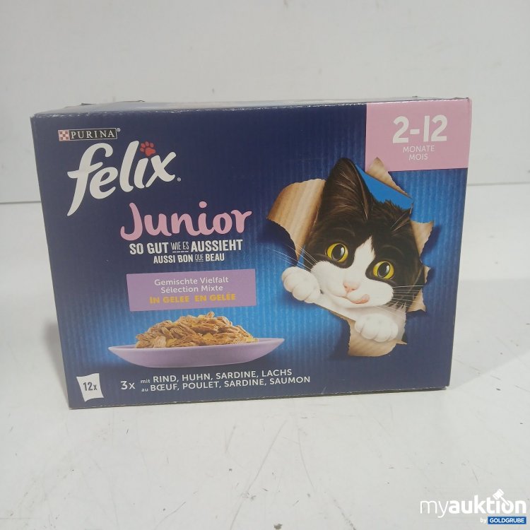 Artikel Nr. 465694 Artikel Nr. 465694: Purina Felix Junior Katzenfutter Gemischte Vielfalt in Gelee 12x85g
