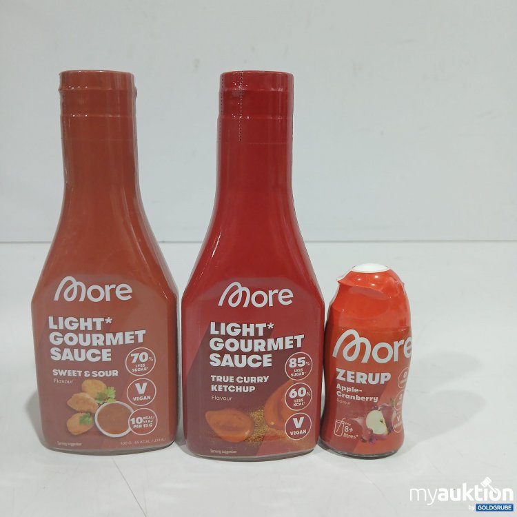 Artikel Nr. 885694: Diverse More Lebensmittel 2x 285ml 1x 65ml 