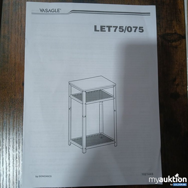 Artikel Nr. 921694: VASAGLE Beistelltisch LET75BX