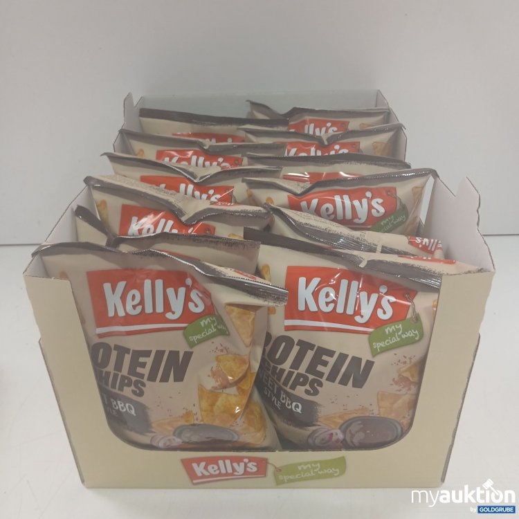 Artikel Nr. 939694 Artikel Nr. 939694: Kelly's Protein Chips Sweet BBQ Style abgelaufen 12x70g
