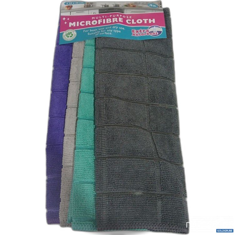 Artikel Nr. 963694: Microfibre Cloth Multi-Purpose Reinigungstuch 4Stk