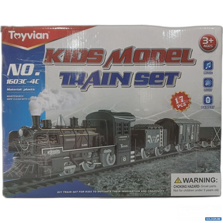 Artikel Nr. 970694: Toyvian Kids Model Train Set 17-tlg, Model.Nr. 1603C-4C