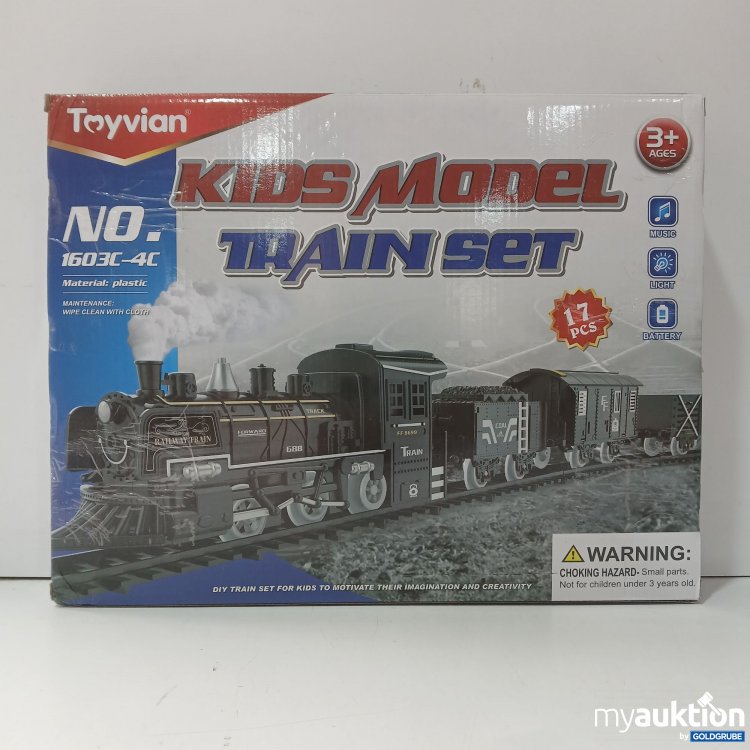 Artikel Nr. 970694: Toyvian Kids Model Train Set 17-tlg, Model.Nr. 1603C-4C