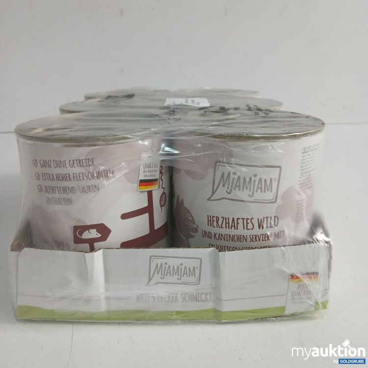 Artikel Nr. 973694: Mjamjam Herzhaftes Wild und Kaninchen 6x800 g