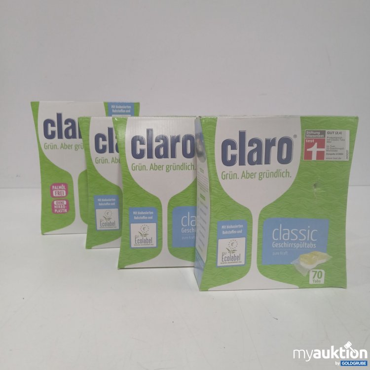 Artikel Nr. 870695 Artikel Nr. 870695: Claro classic Geschirrspültabs 4x 70 Tabs