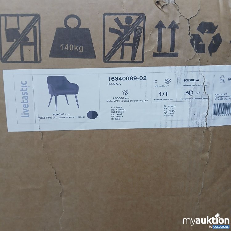Artikel Nr. 890695: Livetastic Hanna Stühle schwarz 16340089-02 