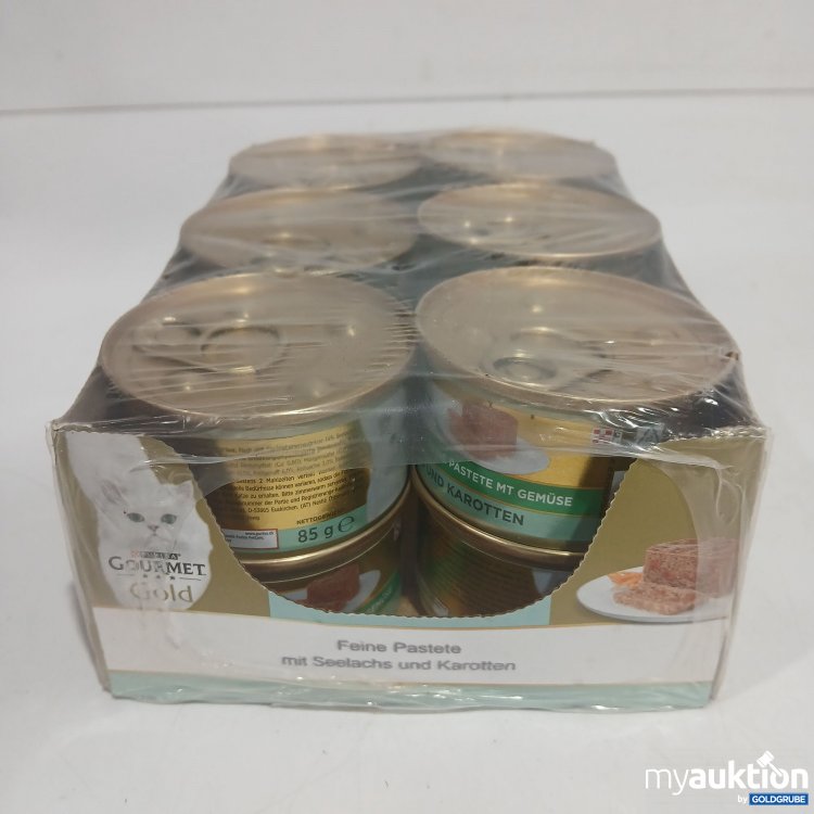 Artikel Nr. 891695: Purina Gourmet Feine Pastete mit Seelachs und Karotten 12x85g