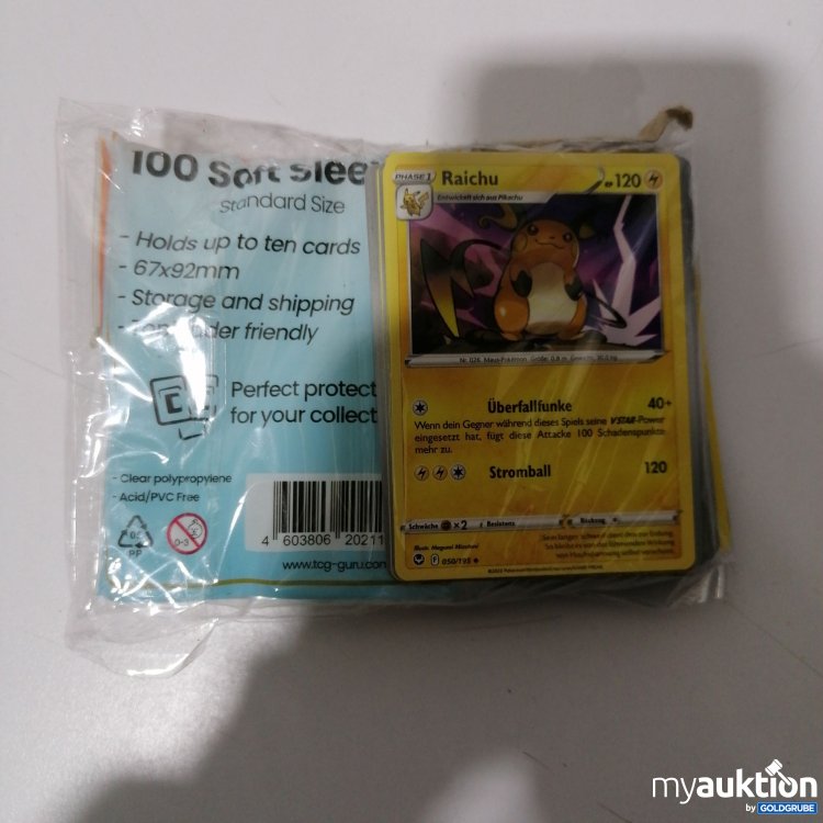 Artikel Nr. 892695: Pokémon Karten mit Kartenhüllen