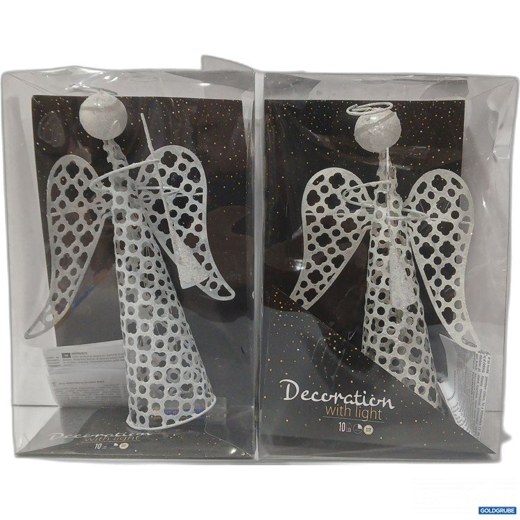 Artikel Nr. 929695: "Christmas Angel Sparkle mit Warm Weißen LED's, ca 30cm Hoch, 2 Stk